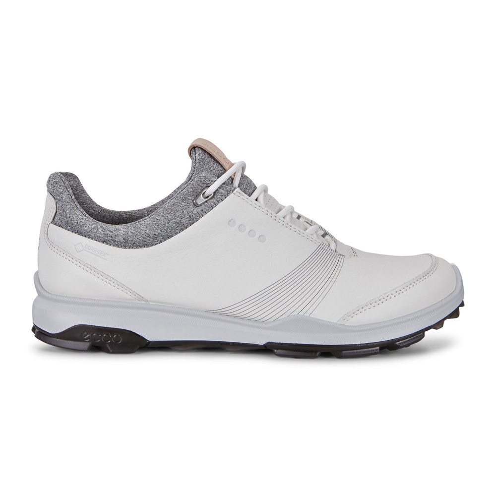 Zapatos De Golf Mujer - ECCO Biom Hybrid 3 Gtx - Blancos - POD871923